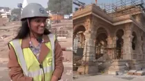 Dakshita Agarwal designing the Simhasan of Ram Mandir