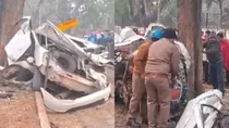 road accident after new year party 6 dead in jharkhand