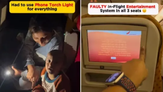  delhi to toronto air india flights seats were broken 