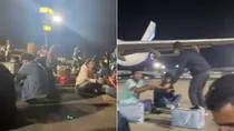 Passengers Dinner at runway