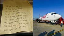 Letter by spice jet crew and Spice jet plane