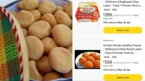 amazon takes action against sellers selling sweets as ayodhya ram mandir prasad online scam