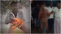 muslim man insults saffron paraded naked telangana sangareddy