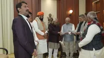 bihar politics nitish kumar two deputy chief minister six cabinet miniters to take oath