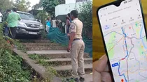 karnataka suv drivers stuck on stairs in gudalur hills