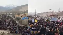 leh ladakh complete shutdown protest rallies four demands statehood sixth schedule job seats