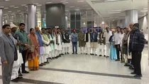 Bihar Congress MLAs in Hyderabad operation lotus