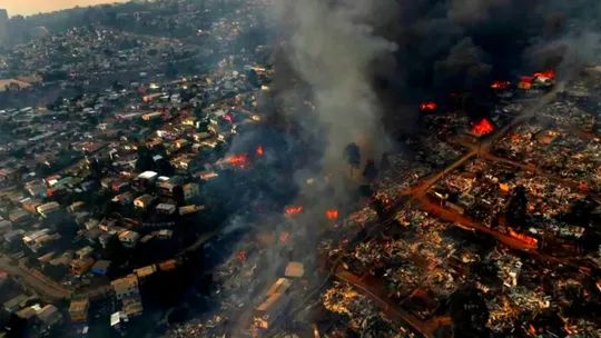 chile wildfire forest fire