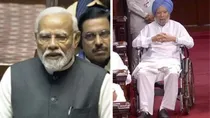 pm modi praised manmohan singh inspiration voting wheelchair parliament farewell