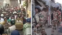 bareilly heavy police force deployed taukir raja halwani five thousand booked for violence
