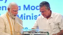 kerala cm pinarayi vijayan on pm modi posters banners in ration shop its not right
