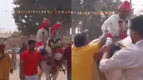 gujarat dalit groom assaulted during marriage procession four arrested