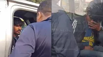  faridabad car steal man slept inside