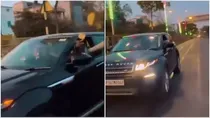 viral video shows man throwing money from speeding car noida police challan