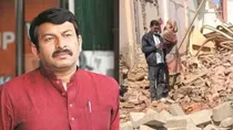 bjp mp manoj tiwari on rat hole miner house demolition in delhi tunnel rescue vaqeel hasan