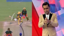 Aakash chopra, LBW, RCB vs UP Warriorz