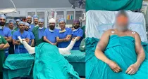 delhi gangaram hospital painter gets his hands back after first bilateral transplant surgery