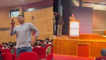 haryana university student asks question about illegal drug availability video goes viral