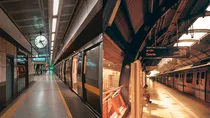 Blue Line Delhi Metro 