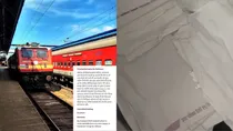 husband wife train bedsheet 