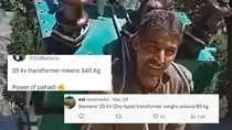 mountain man transformer viral video