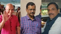 Arvind Kejriwal Sanjay Singh Manish Sisodia