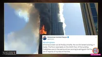 Burj Khalifa did not caught fire viral image is AI generated