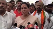 Senior citizen dies in accident Shobha Karandlaje car