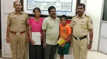 qr code locket mentally challenged boy found with family