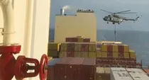 iran israeli linked ship in strait of hormuz uae coast amid tension 17 indians cargo