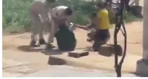 rajasthan police viral video brutally beating a men in jaipur viral on social media