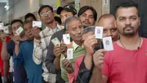 first phase low voting turnout  reason 