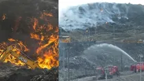 Ghazipur Landfill Fire photos