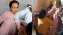 agra principal teacher altercation video goes viral