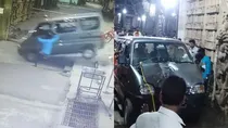 man collided car inside temple