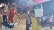Bihar: EVM machines carried by children