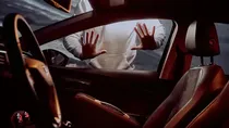  3 year old girl in car