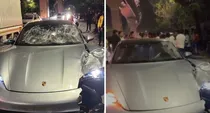 maharashtra pune sports Porsche car collides with bike in koregaon park area couple dies