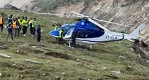 uttarakhand kedarnath emergency landing of helicopter technical fault