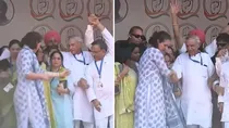 chandigarh priyanka gandhi rally aap women councillors pushed congress leader viral video