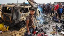 israeli airstrike killed 35 in rafah gaza hamas launched rockets earlier