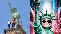 Statue Of Liberty in punjab social media viral video hilarious reactions