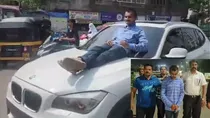 Mumbai car stunt video 