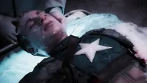captain america forzen body