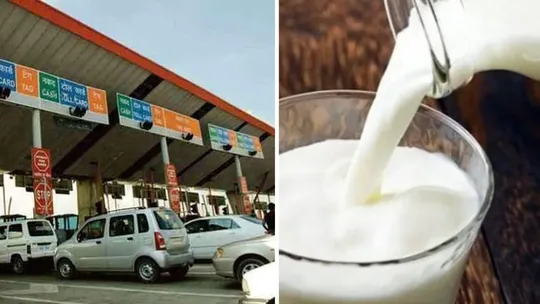 hike in toll charges by five percent nhai amul milk price rise from 3 june