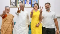 Sonia Gandhi, Mallikarjun Kharge, Priyanka Gandhi, Rahul Gandhi