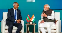 pm narendra modi oath ceremony maldives president mohamed muizzu visit india
