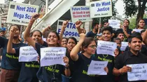 Paper leak protest