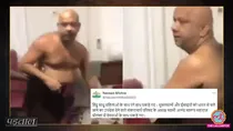 viral video of buddhist monk beaten is not hindu saint swami anand swaroop 