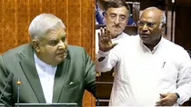 dhankar vs kharge rajyasabha